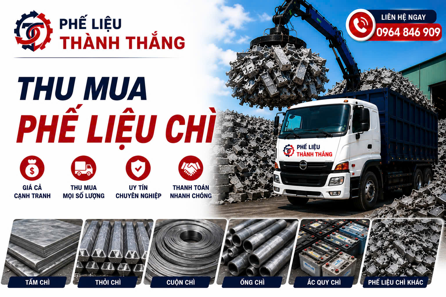Thu mua phế liệu chì